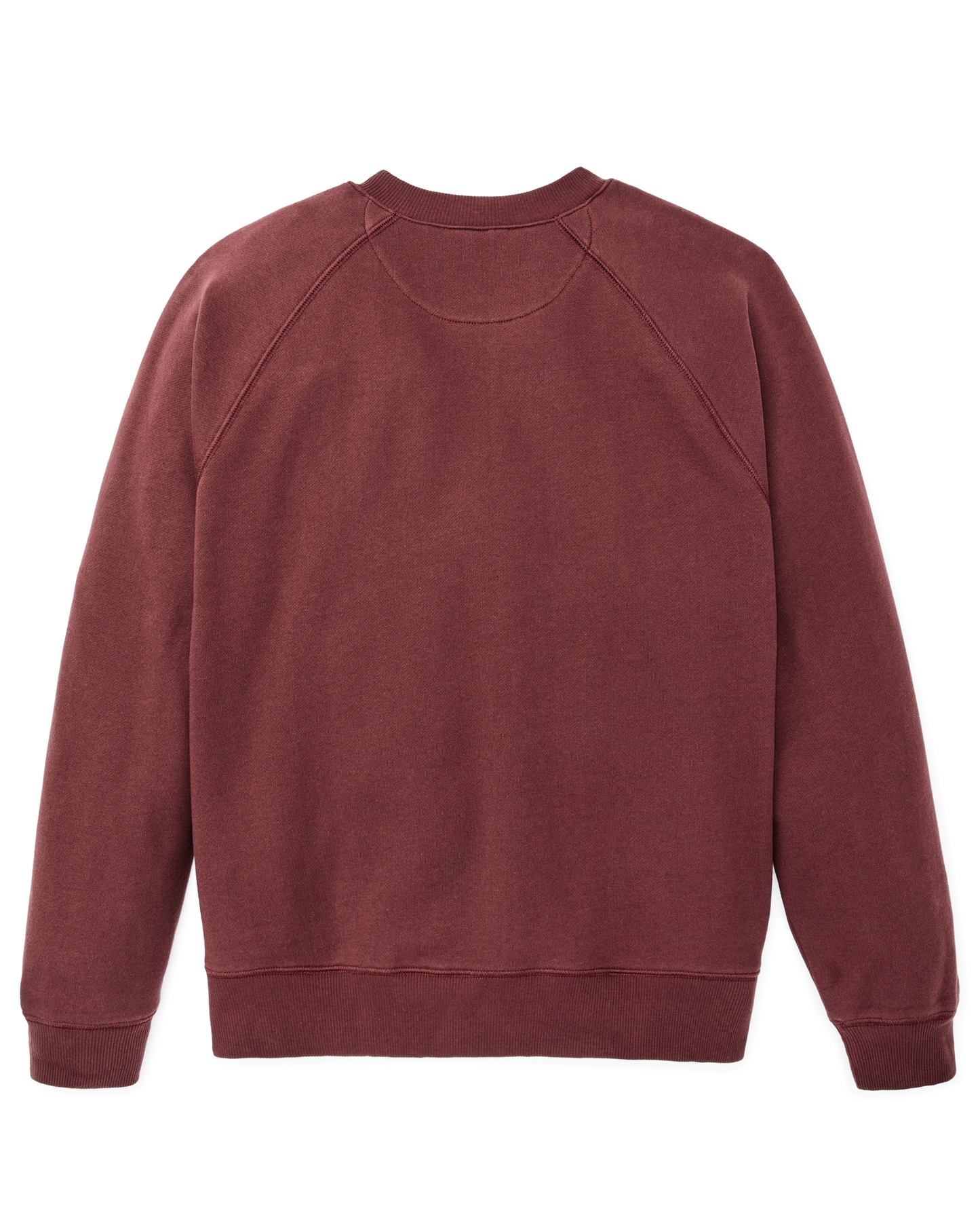 Quarter-zip Terry Sweatshirt - Wine