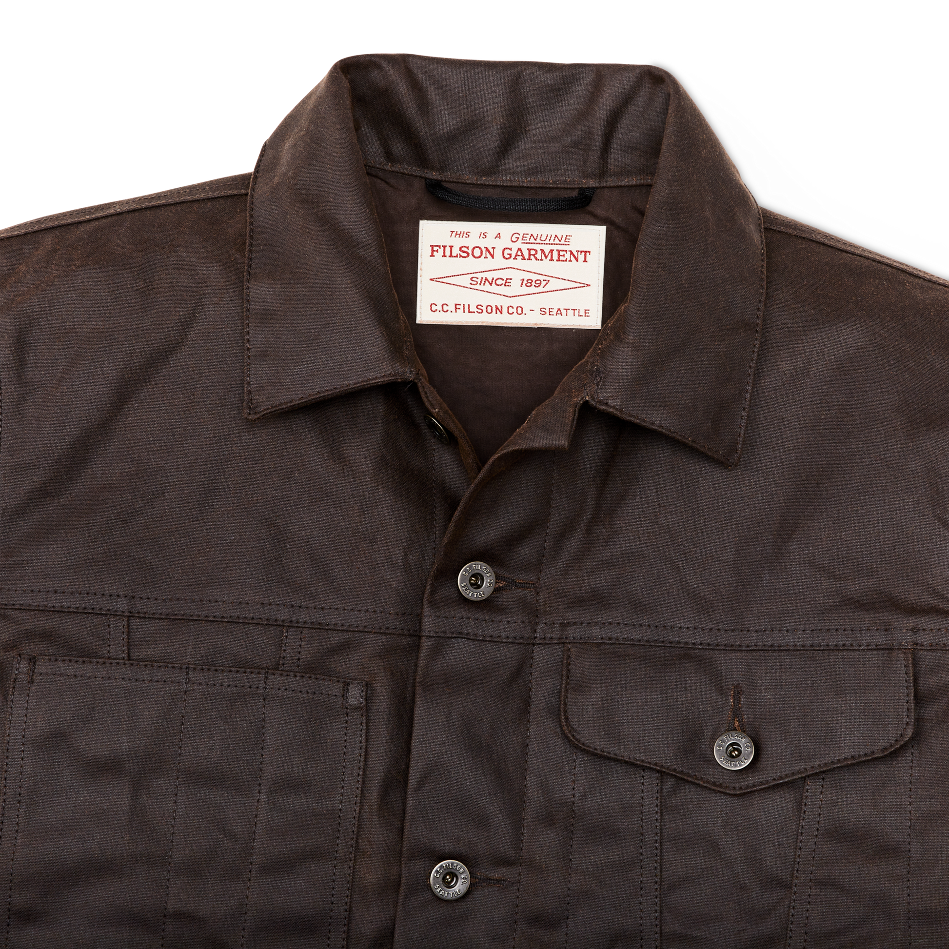 Tin Cloth Short Lined Cruiser Jacket | Filson Tin Cloth Short Lined Cruiser Jacket | Filson