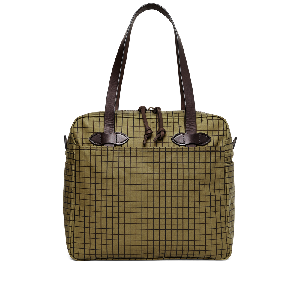 Alternate view of the Filson Tin Cloth Zipper Tote Bag  - Flyway Green