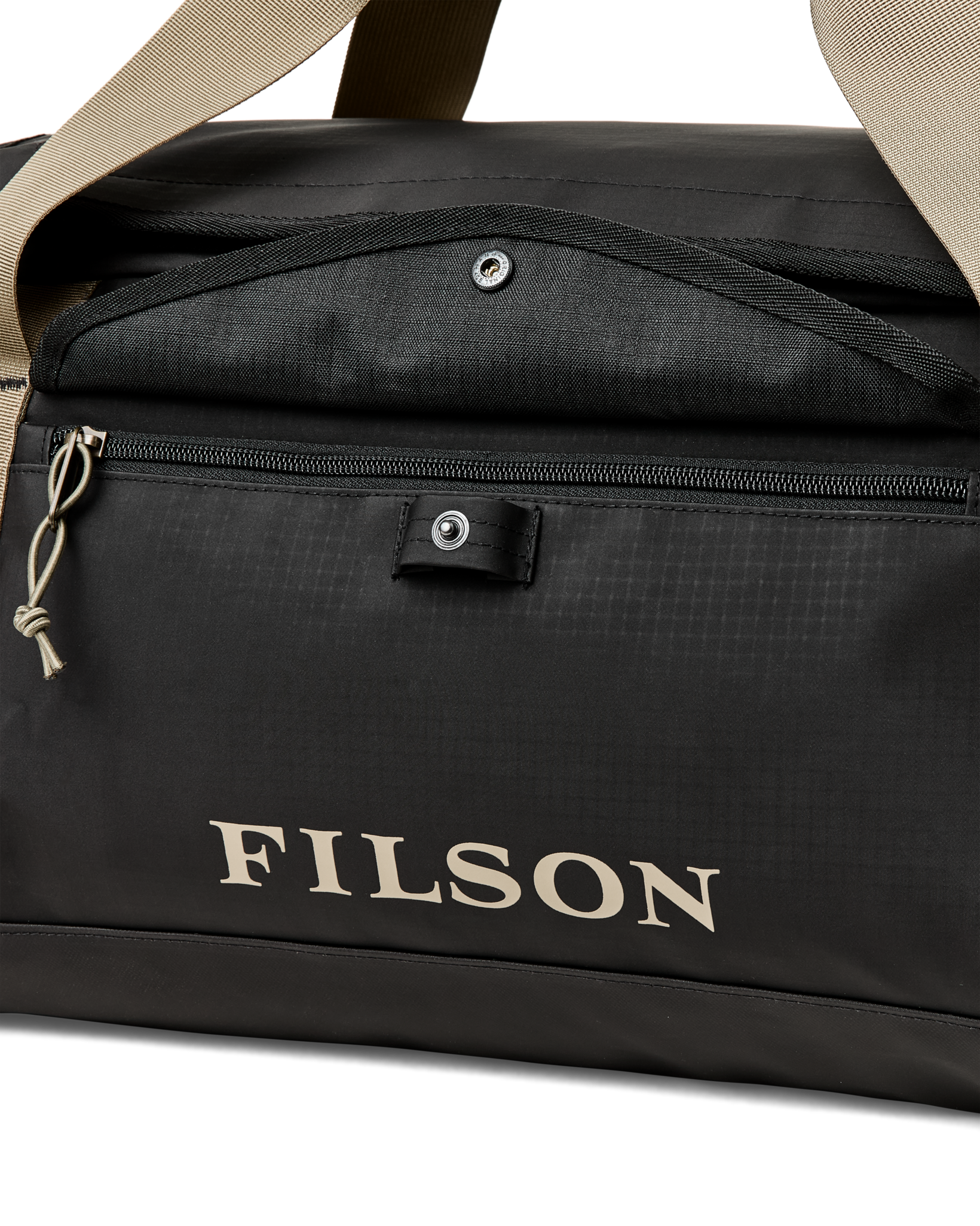 All-weather 40l Duffle - Black / Covert