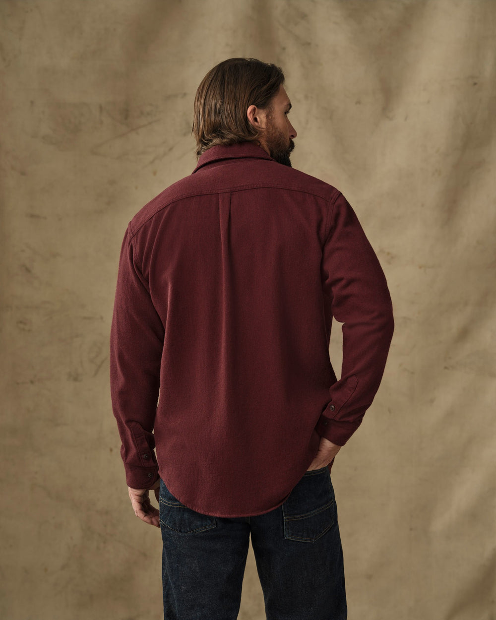 Rustic Flannel Shirt - Port Heather