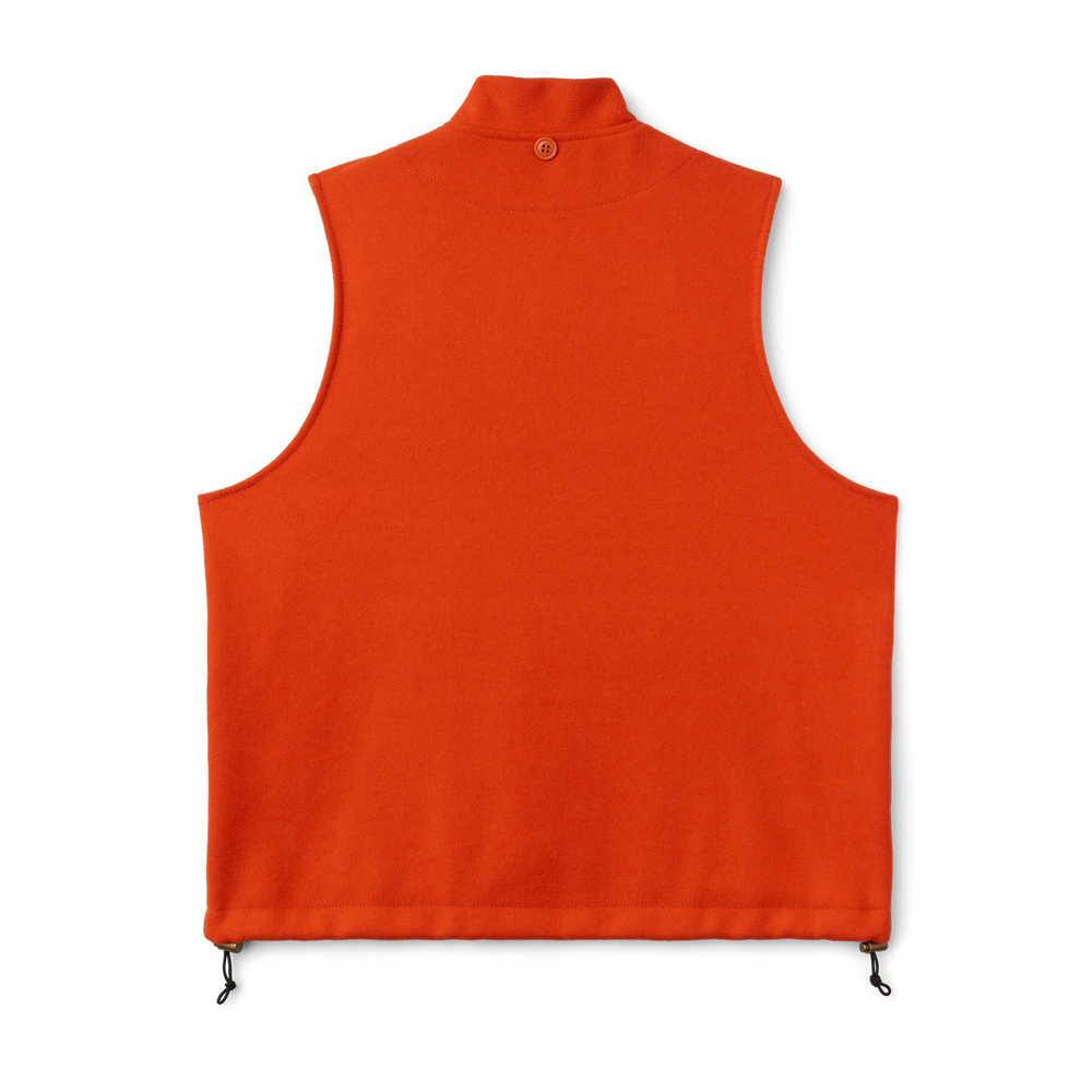 Alternate view of the Filson Mackinaw Wool Vest Liner - Flame