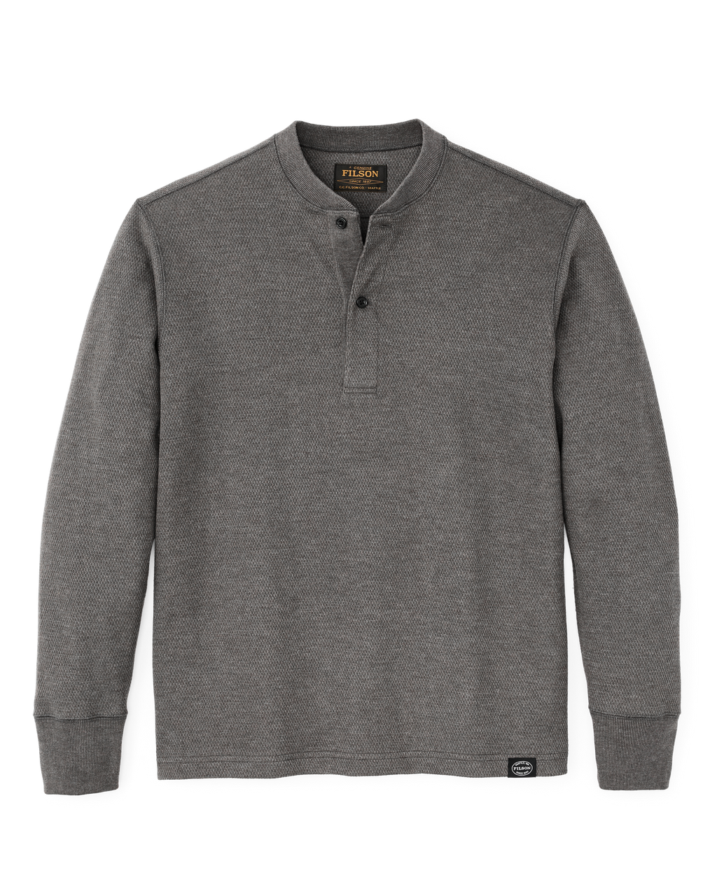 【値下げ】【キネマ】waffle henley neck shirt 23ss kinema】waffle henley neck shirt 23ss