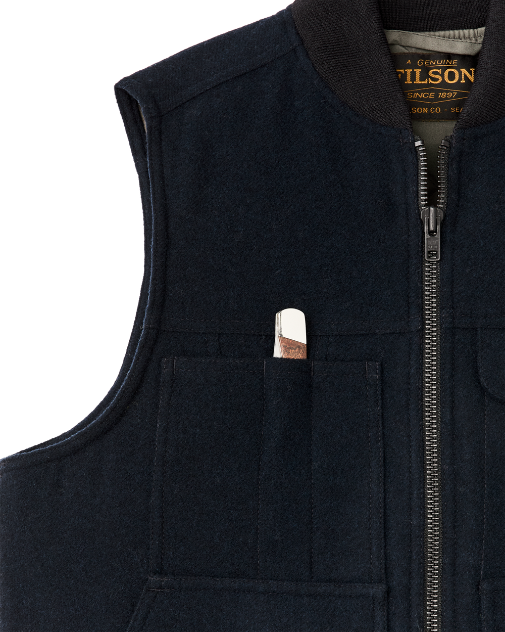 Spokane Insulated Work Vest - Navy