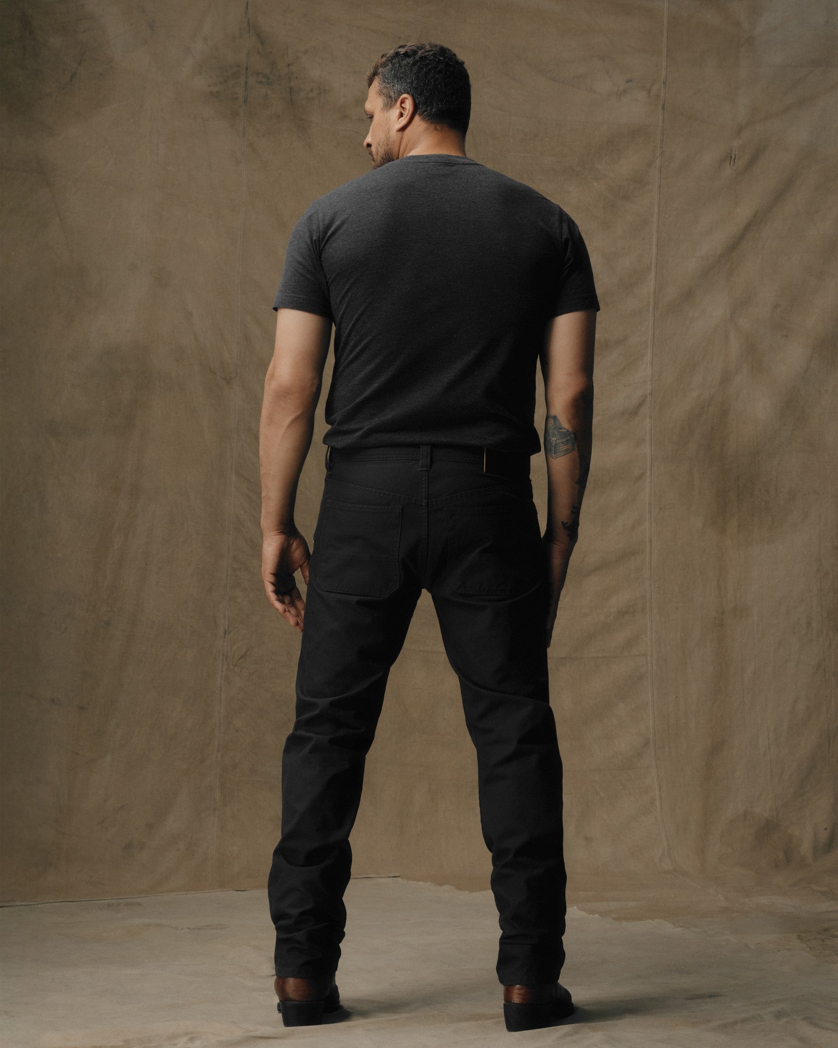 Samir is 6'2" wearing a size Medium
