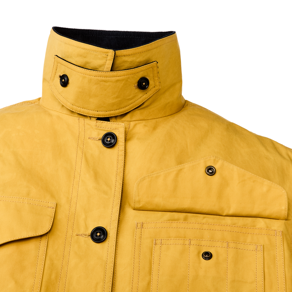 Alternate view of the Filson Women's Dry Waxed Long Cruiser - Yellow