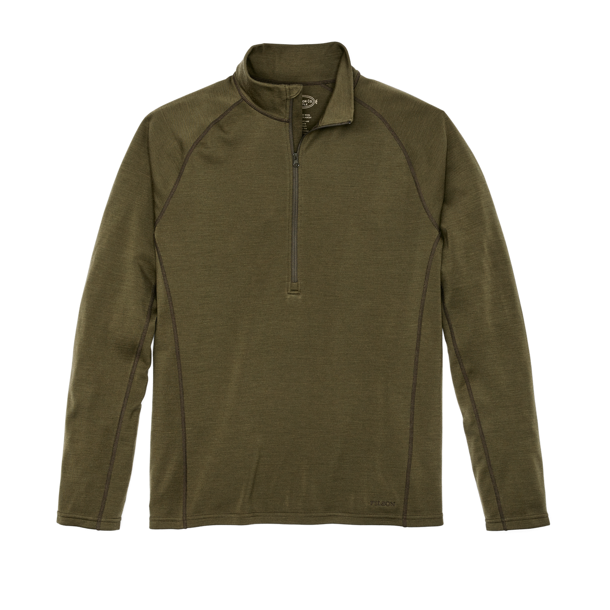 Men's 400G Merino Long Sleeve Half-Zip Base Layer | Filson