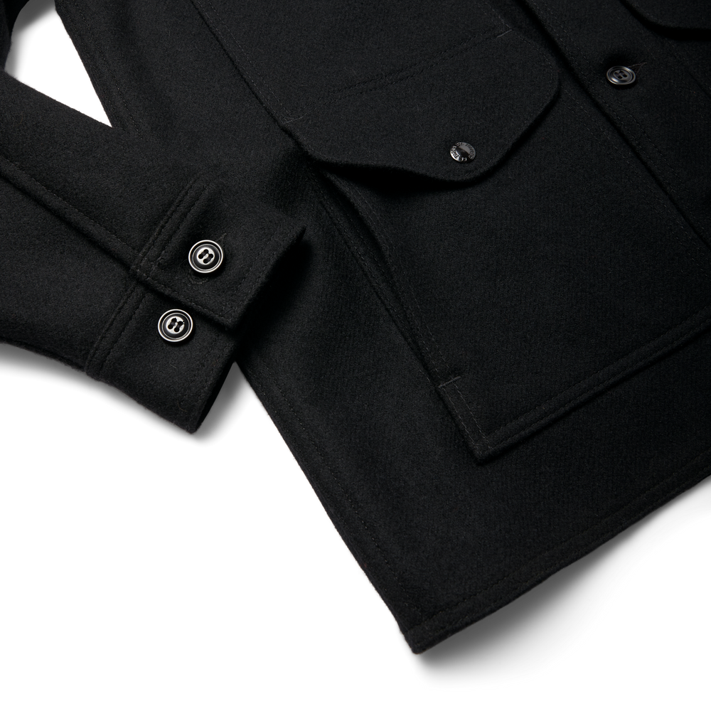 Alternate view of the Filson Mackinaw Wool Cruiser Jacket - Dark Navy / Solid