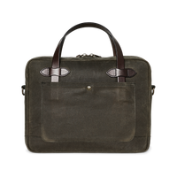 Tin Cloth Compact Briefcase - Otter Green