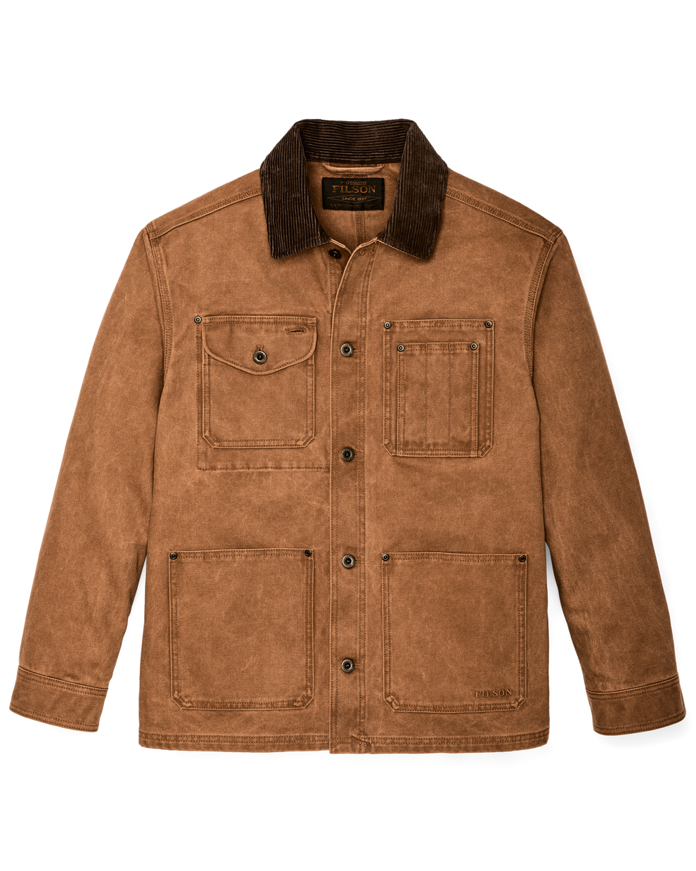 Rustic Canvas Barn Coat - Whiskey | Filson