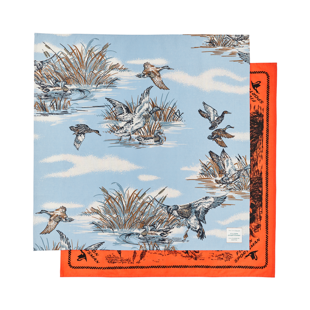Alternate view of the Filson Sportsman Bandana 2-pack - Waterfowl / Marsh