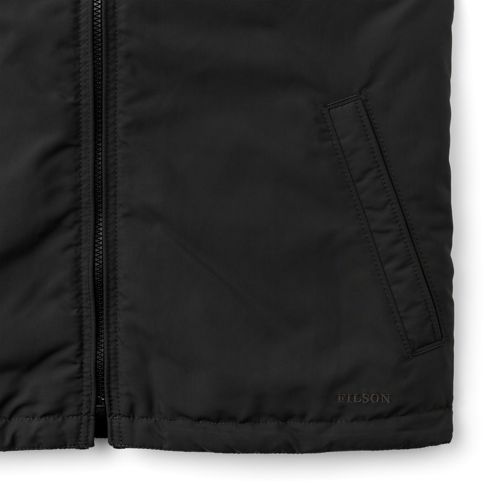 Alternate view of the Filson Eagle Plains Vest Liner - Charcoal / Black