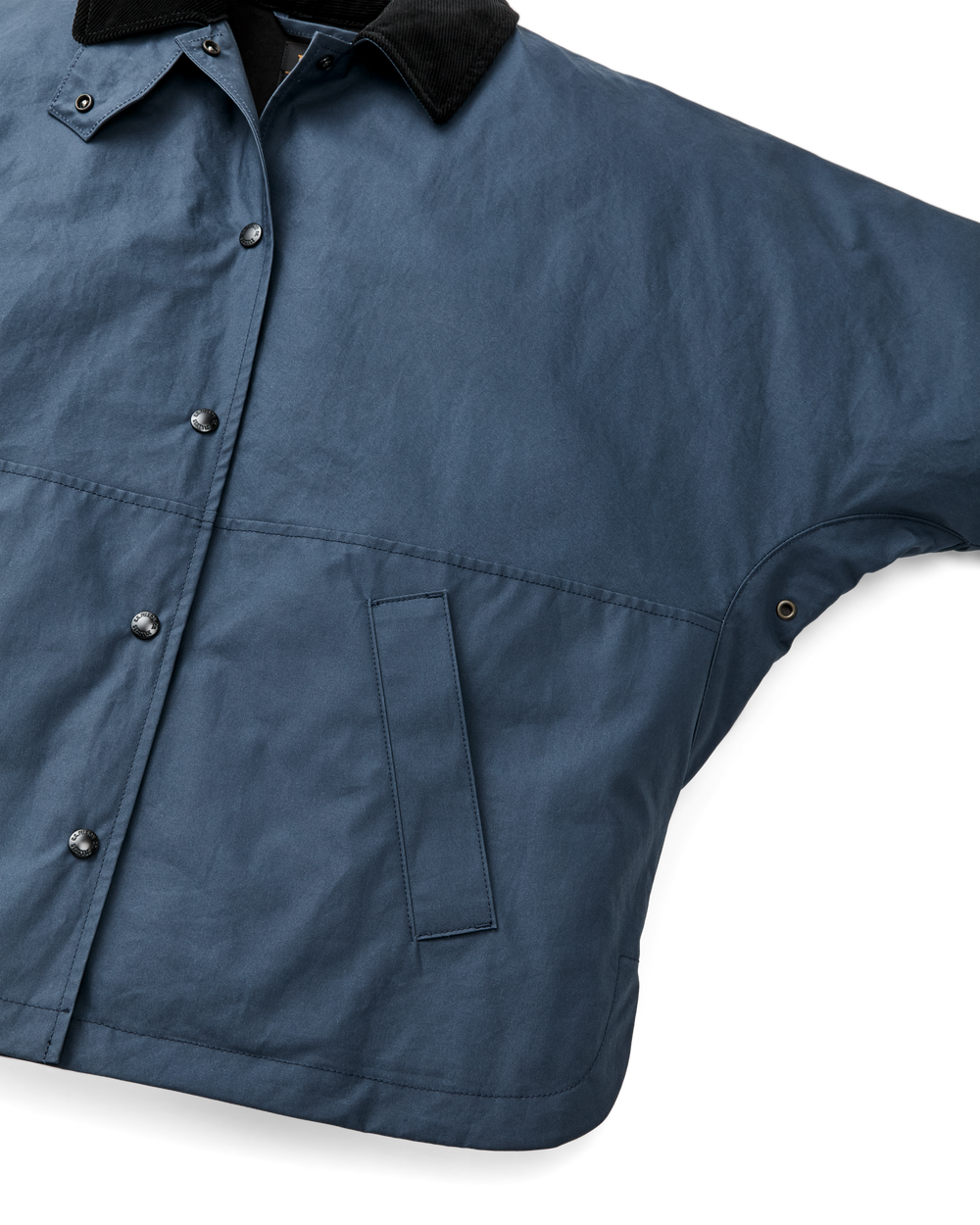 Women's Harbor Front Waxed Jacket - Navy