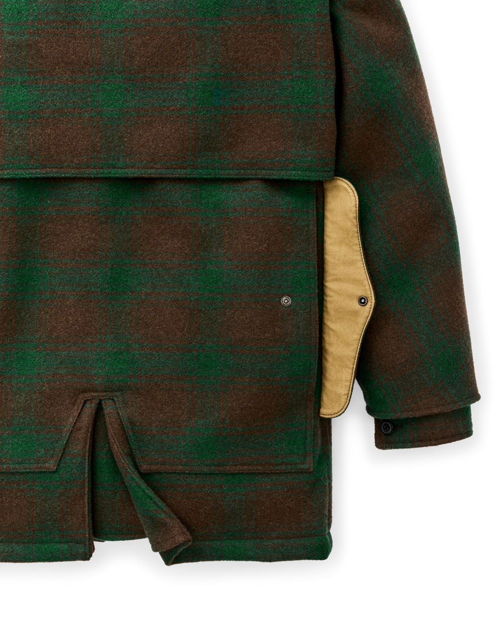 Lined Mackinaw Wool Packer Coat - Timber / Pine Plaid