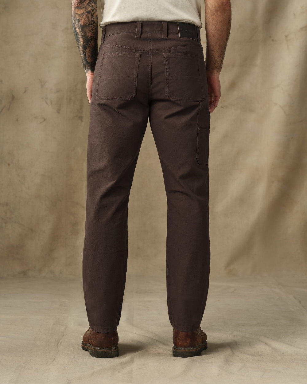Dry Tin Double Front Pants - Seal Brown