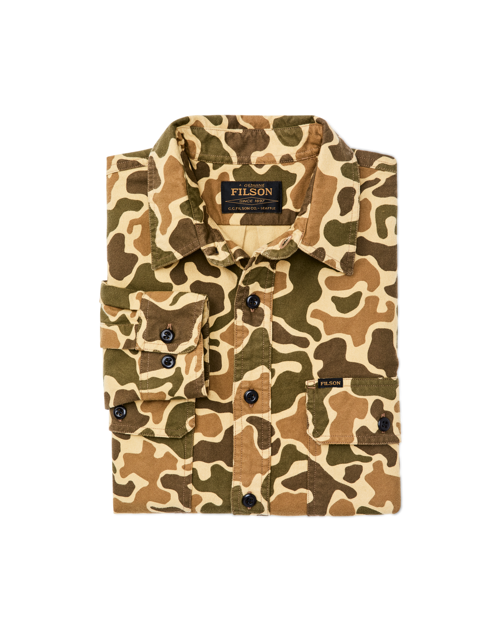 Field Flannel Shirt - Buckskin Camo