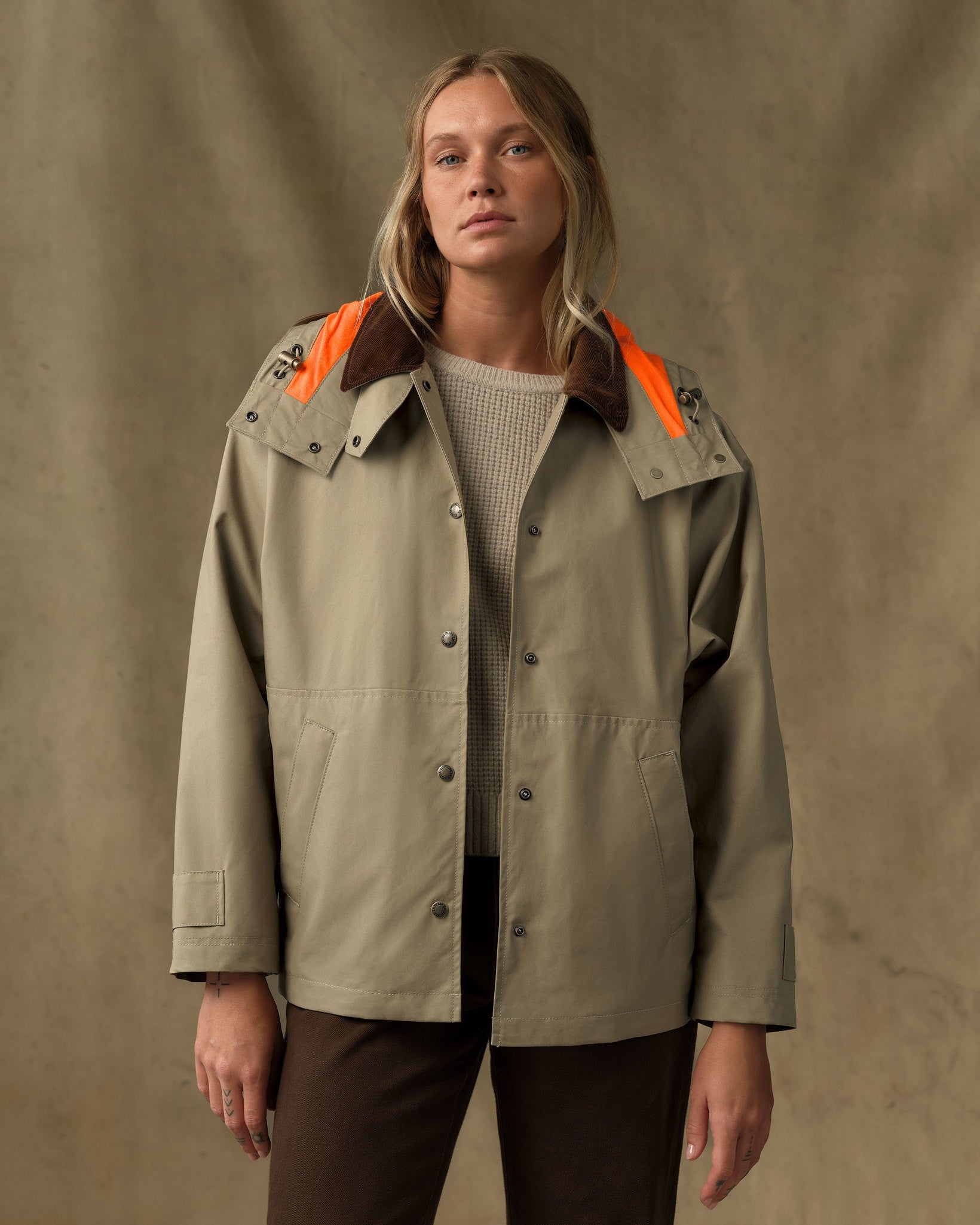 Women's Harbor Front Waxed Jacket - Marsh Tan | Filson