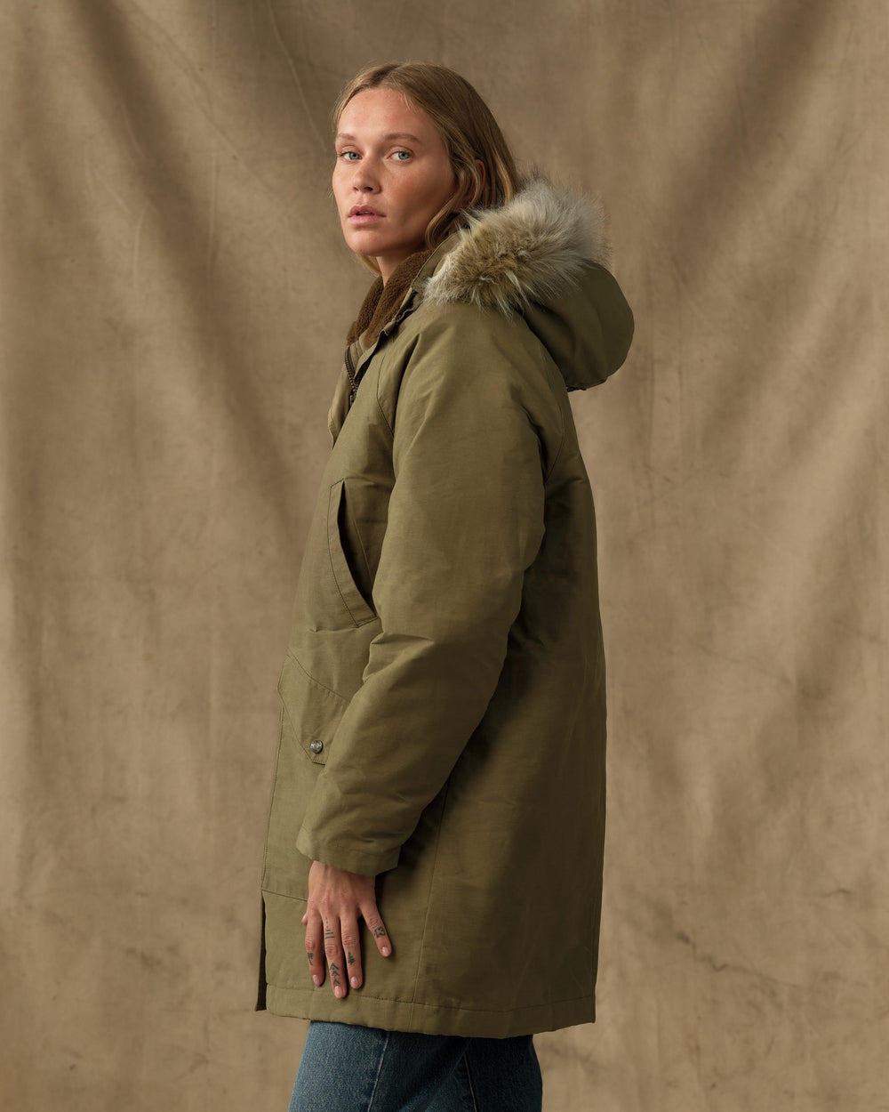Women's Chesaw Waxed Parka - Lichen