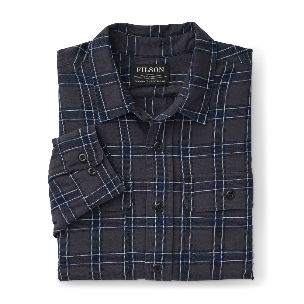 Scout Shirt - Faded Black/indigo/white Plaid