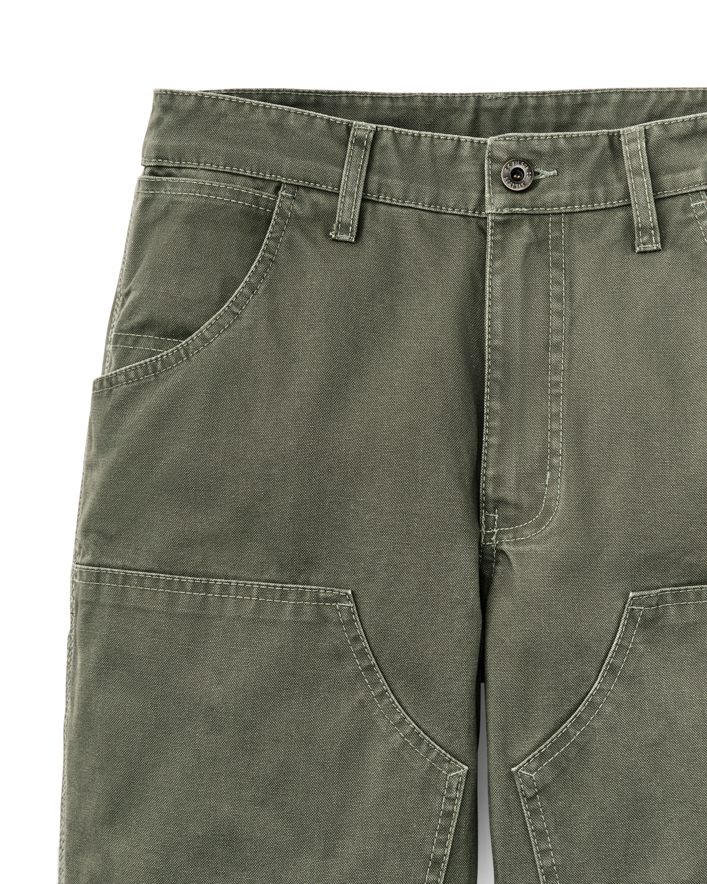 Women's Canvas Work Pants - Dark Olive