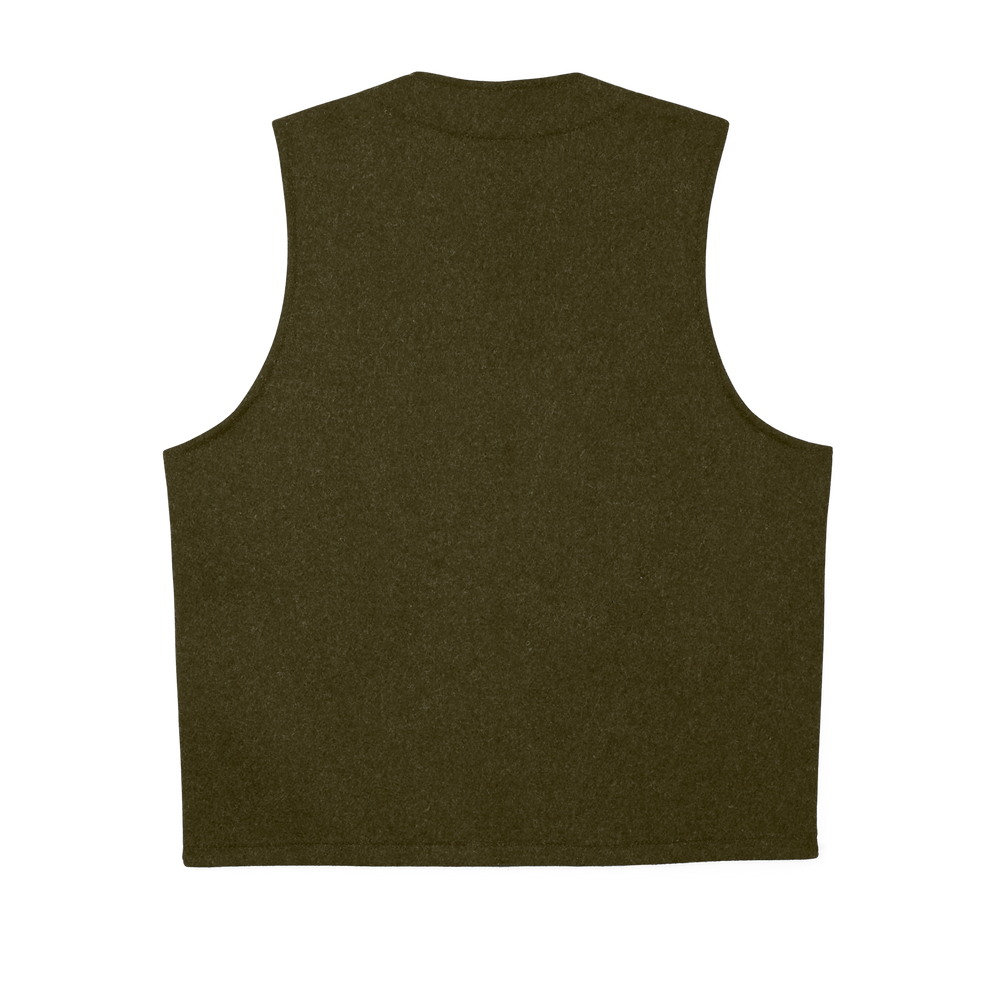 Alternate view of the Filson Mackinaw Wool Vest - Forest Green