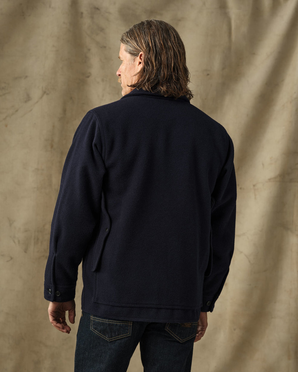 Mackinaw Wool Cruiser Jacket - Dark Navy