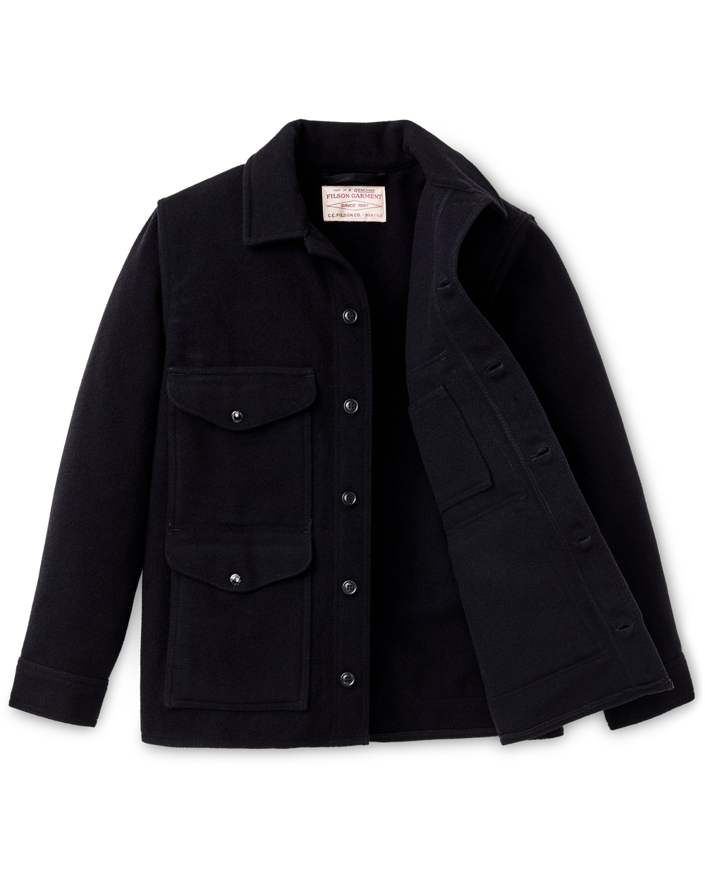 Mackinaw Wool Cruiser Jacket - Dark Navy