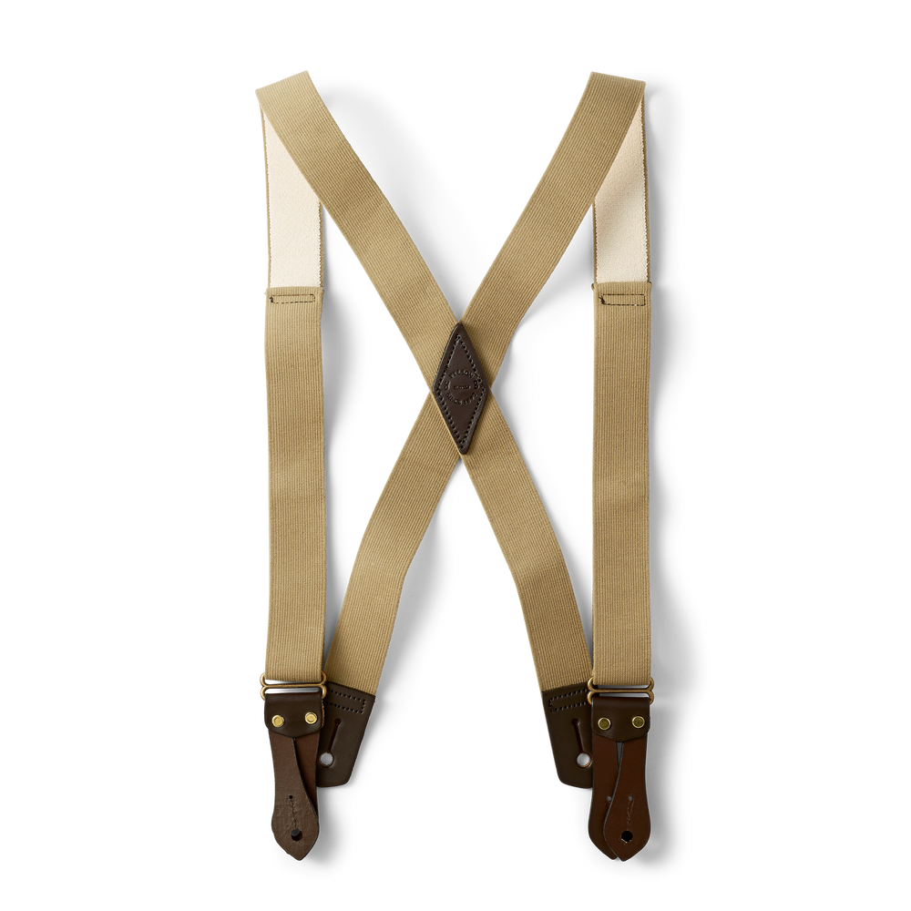 Alternate view of the Filson Tab Suspenders - Tan
