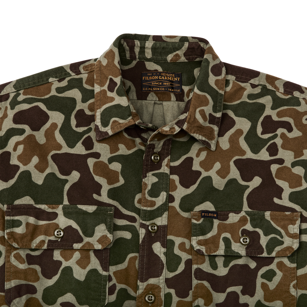 FILSON カモフラージュ柄 長袖シャツ M Field Flannel Shirt | Filson
