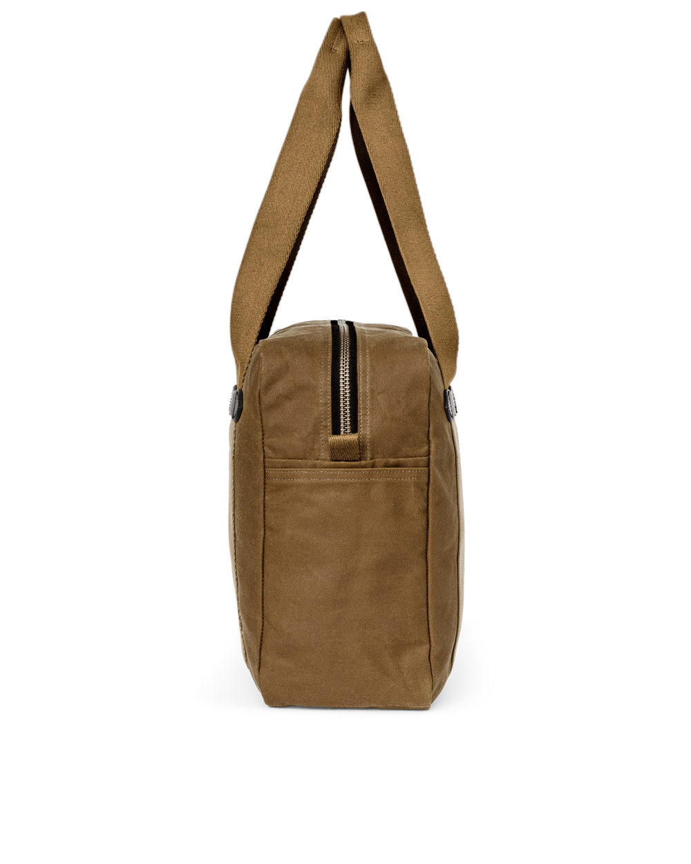 Alternate view of the Filson Tin Cloth Zipper Tote Bag - Dark Tan