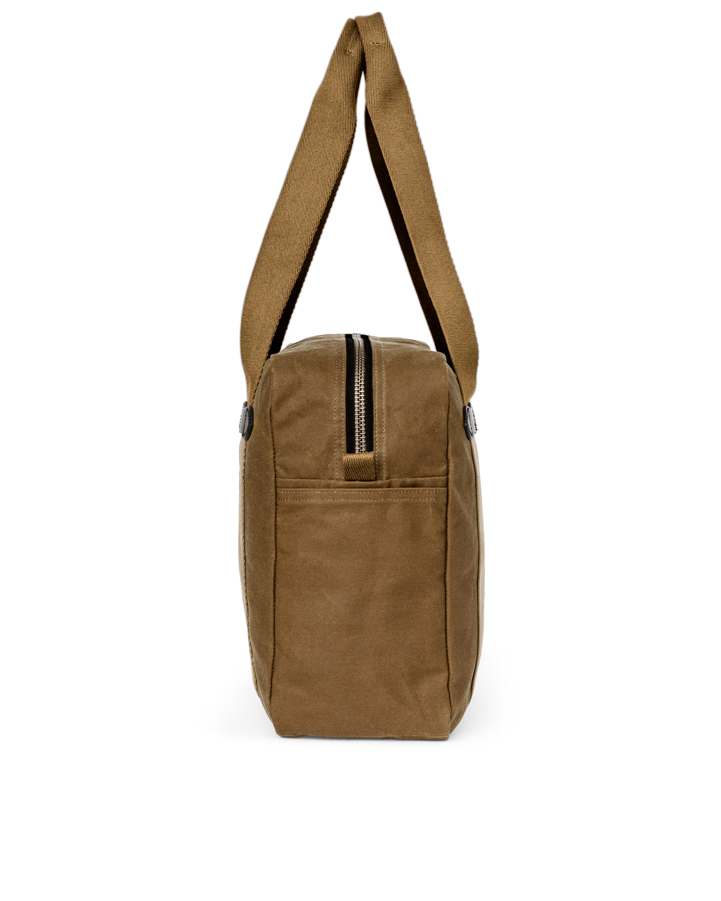 Alternate view of the Filson Tin Cloth Zipper Tote Bag - Dark Tan