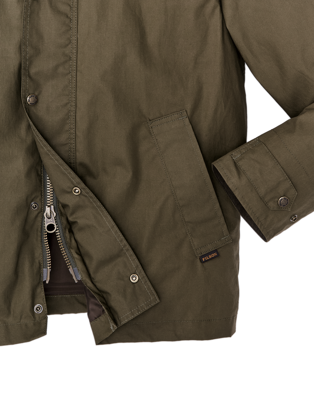 Dry Wax Short Field Jacket - Burnt Olive