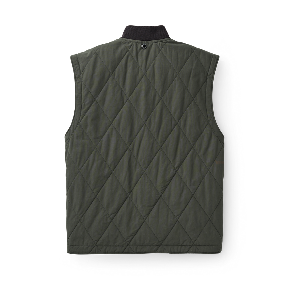 Alternate view of the Filson Quilted Pack Vest - Dark Otter Green