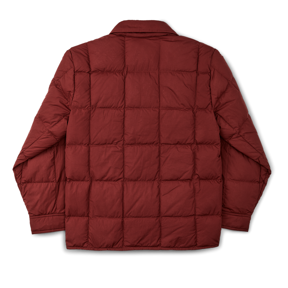 Alternate view of the Filson Lightweight Down Jac-shirt - Madder Red