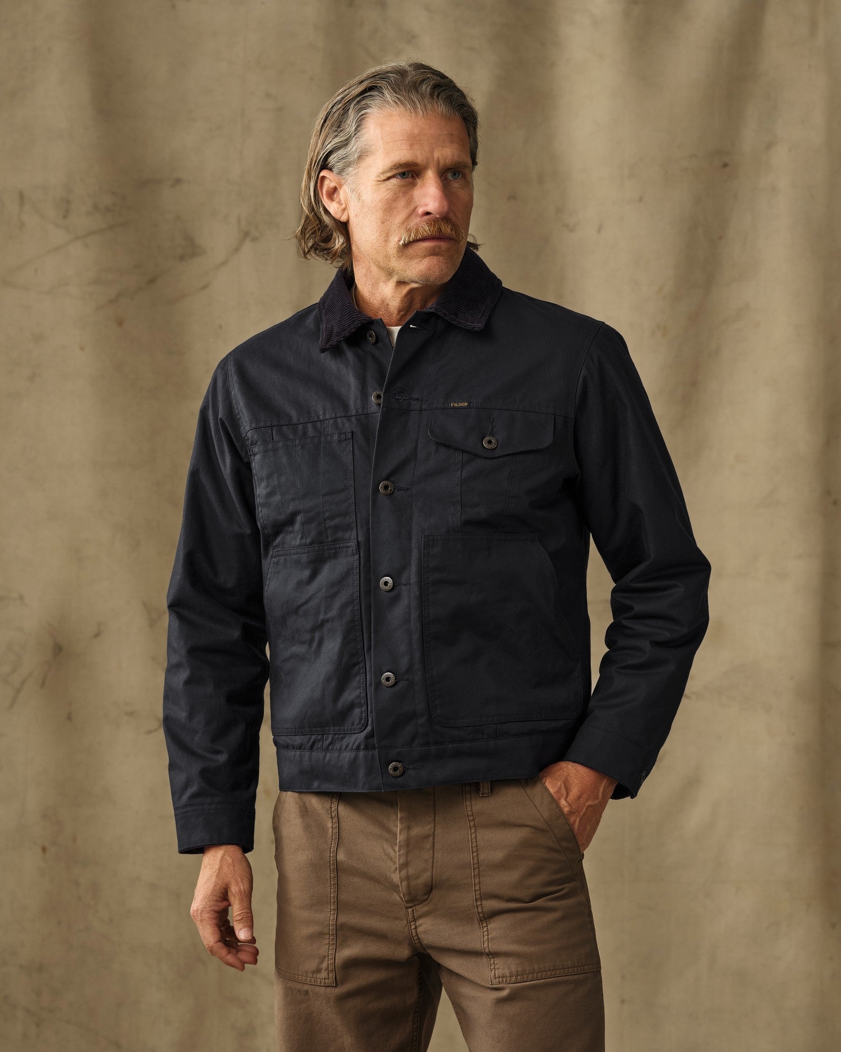 Insulated Short Cruiser Jacket - Harbor Blue | Filson