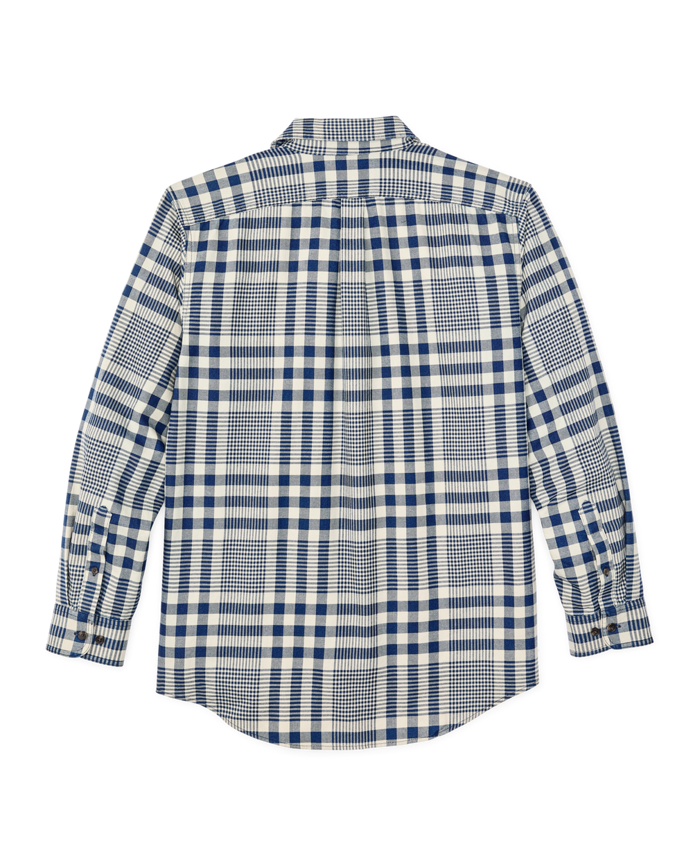 Alternate view of the Filson Lightweight Alaskan Guide Shirt - Indigo Multi Plaid