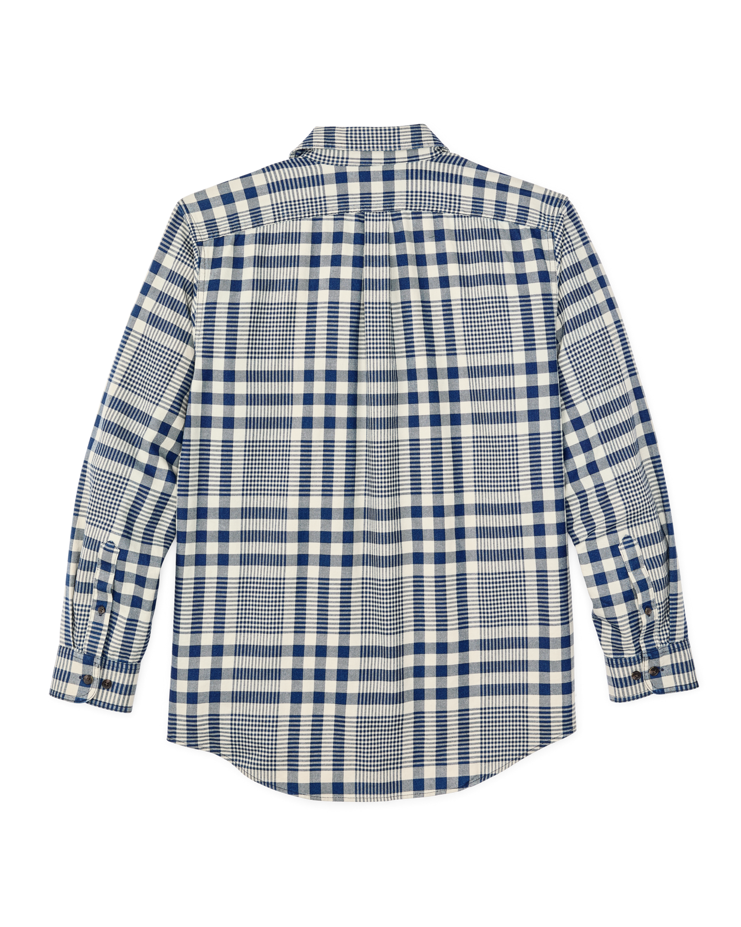 Alternate view of the Filson Lightweight Alaskan Guide Shirt - Indigo Multi Plaid