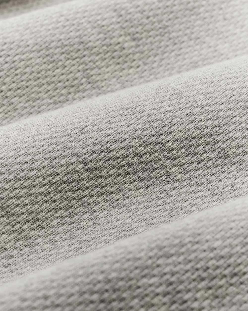 Alternate view of the Filson Waffle Knit Henley - Light Heather Gray
