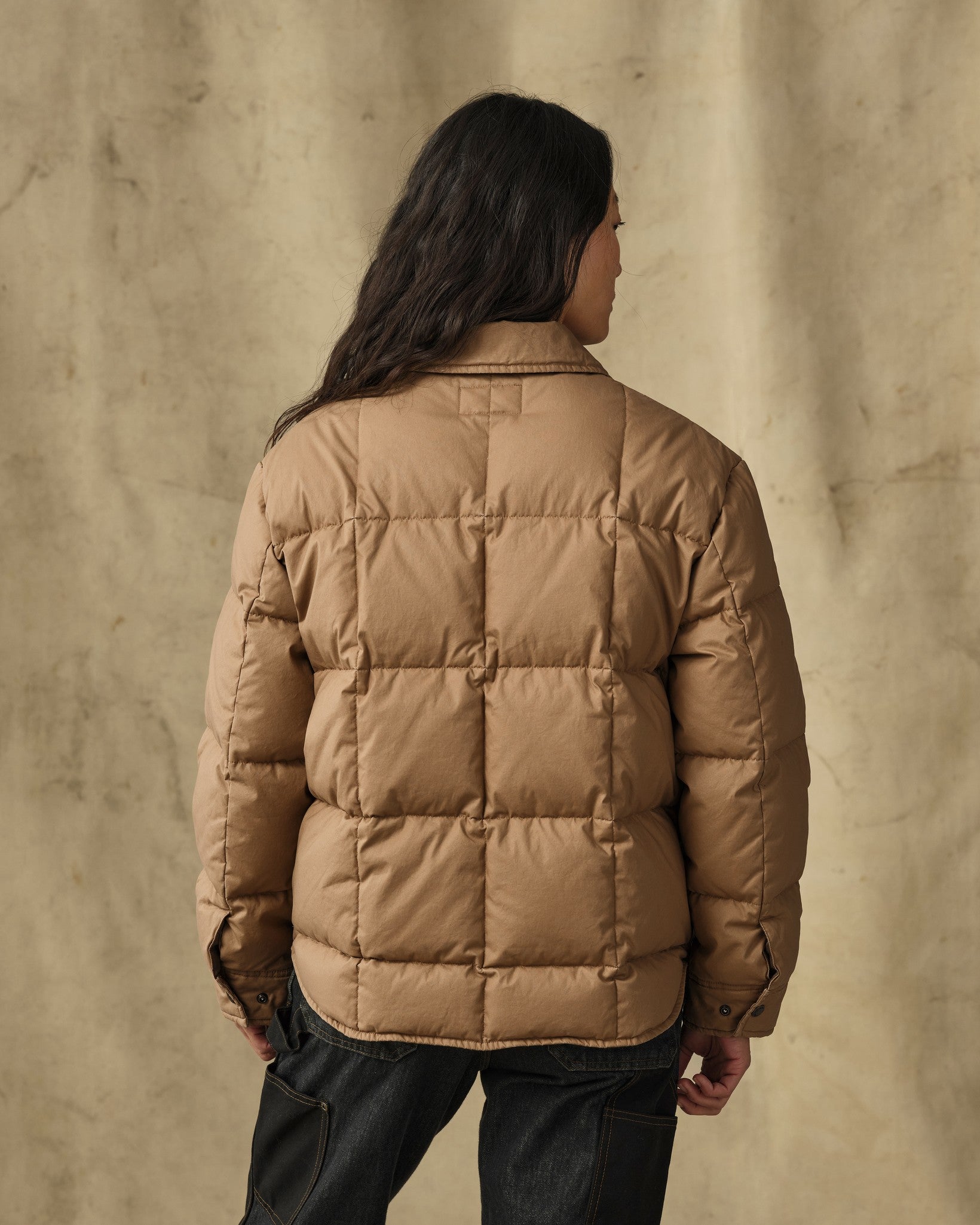 Women's Heritage Cotton Down Jacket - Antique Bronze | Filson