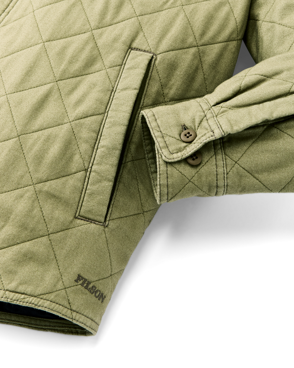 Alternate view of the Filson Insulated Flannel Jac-shirt - Lakebed