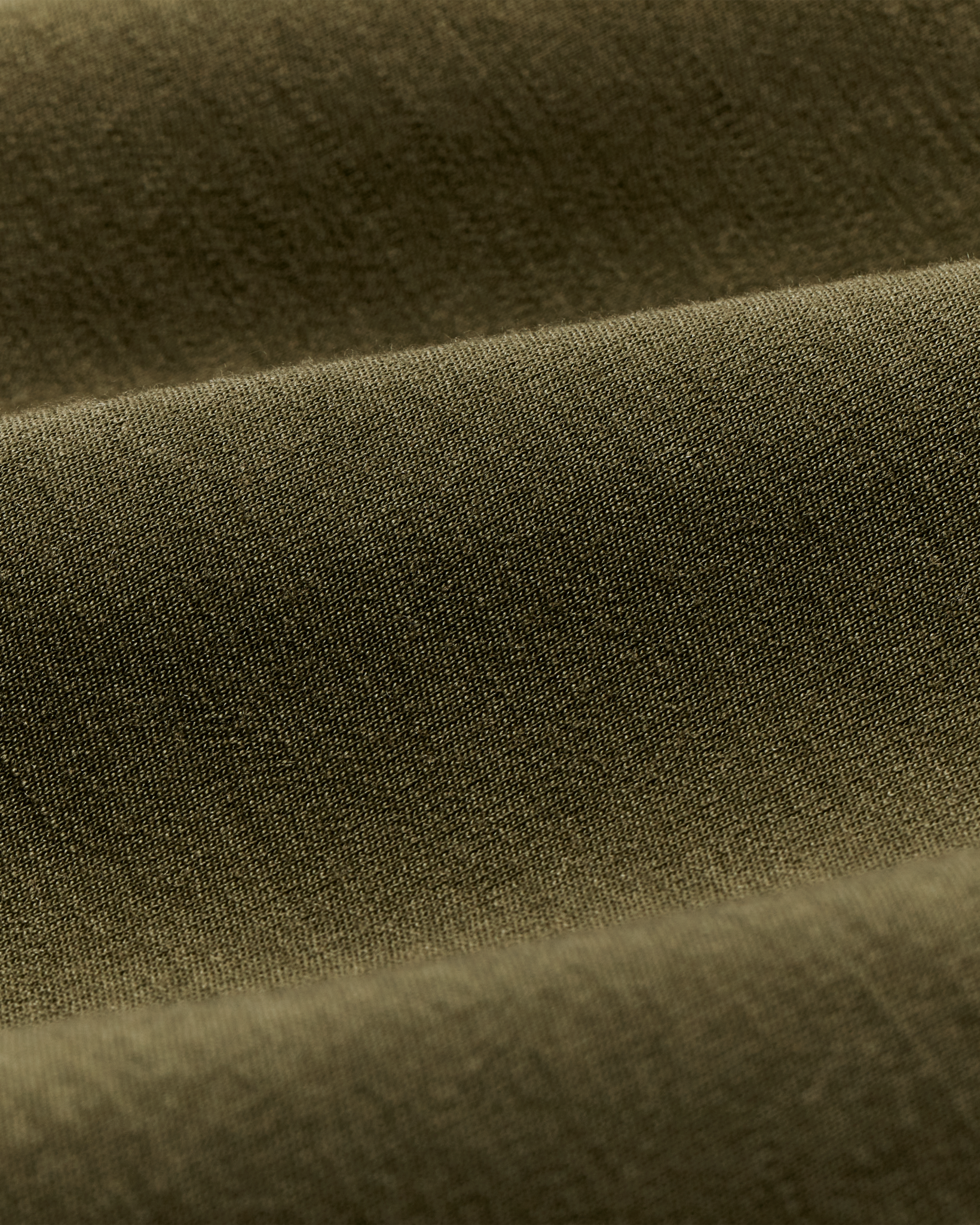 400g Merino Wool Long Sleeve Half-zip - Dark Olive