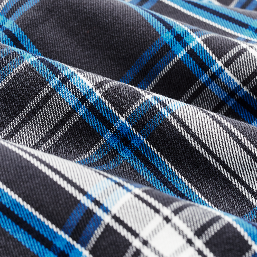 Alternate view of the Filson Vintage Wash Alaskan Guide Shirt - Faded Black / Cobalt