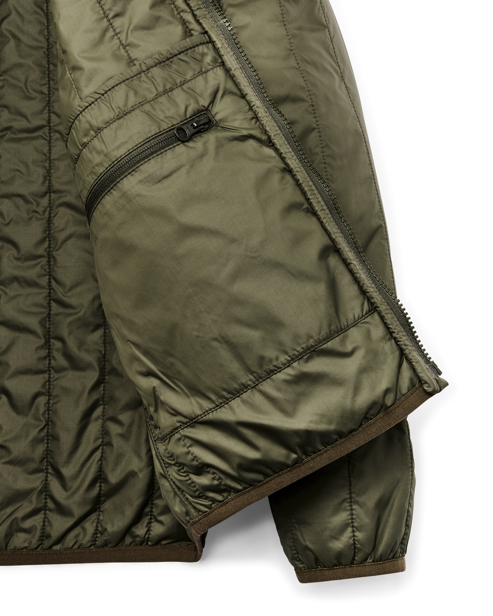 Alternate view of the Filson Ultralight Jacket - Dark Olive Drab