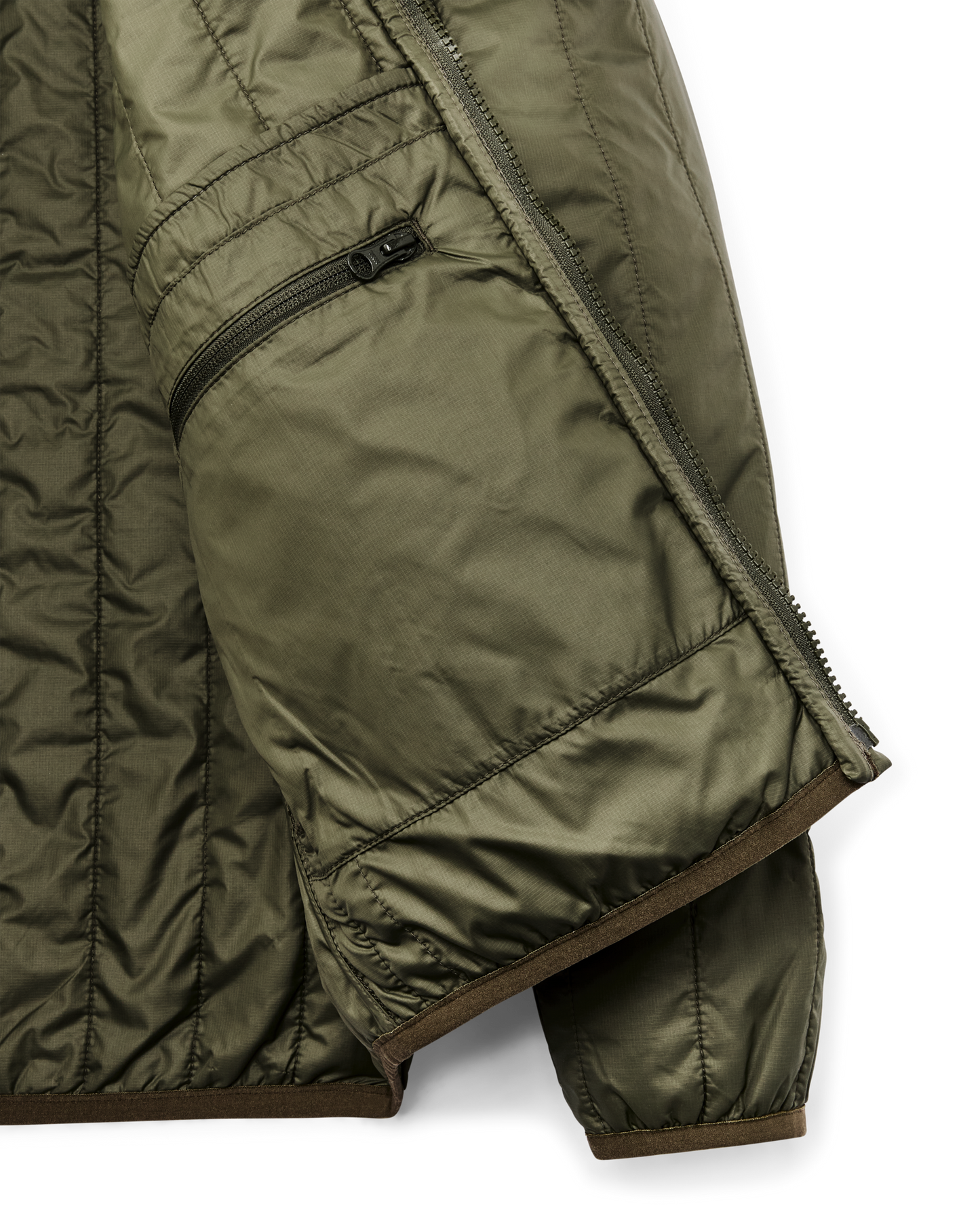 Alternate view of the Filson Ultralight Jacket - Dark Olive Drab