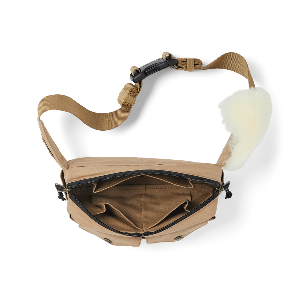 Alternate view of the Filson Compact Fishing Waist Pack - Dark Tan