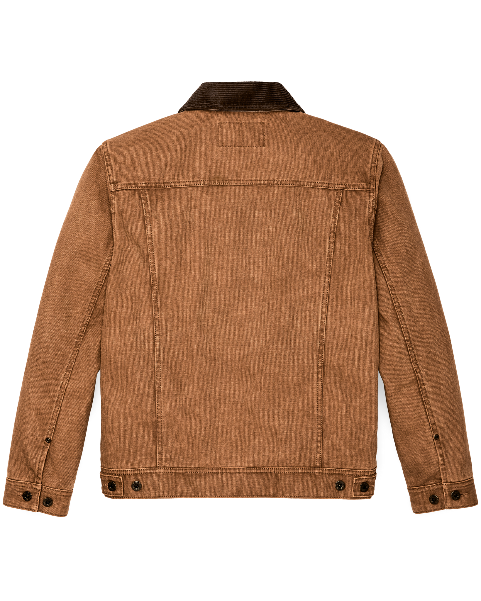 Alternate view of the Filson Rustic Canvas Short Cruiser Jacket - Whiskey