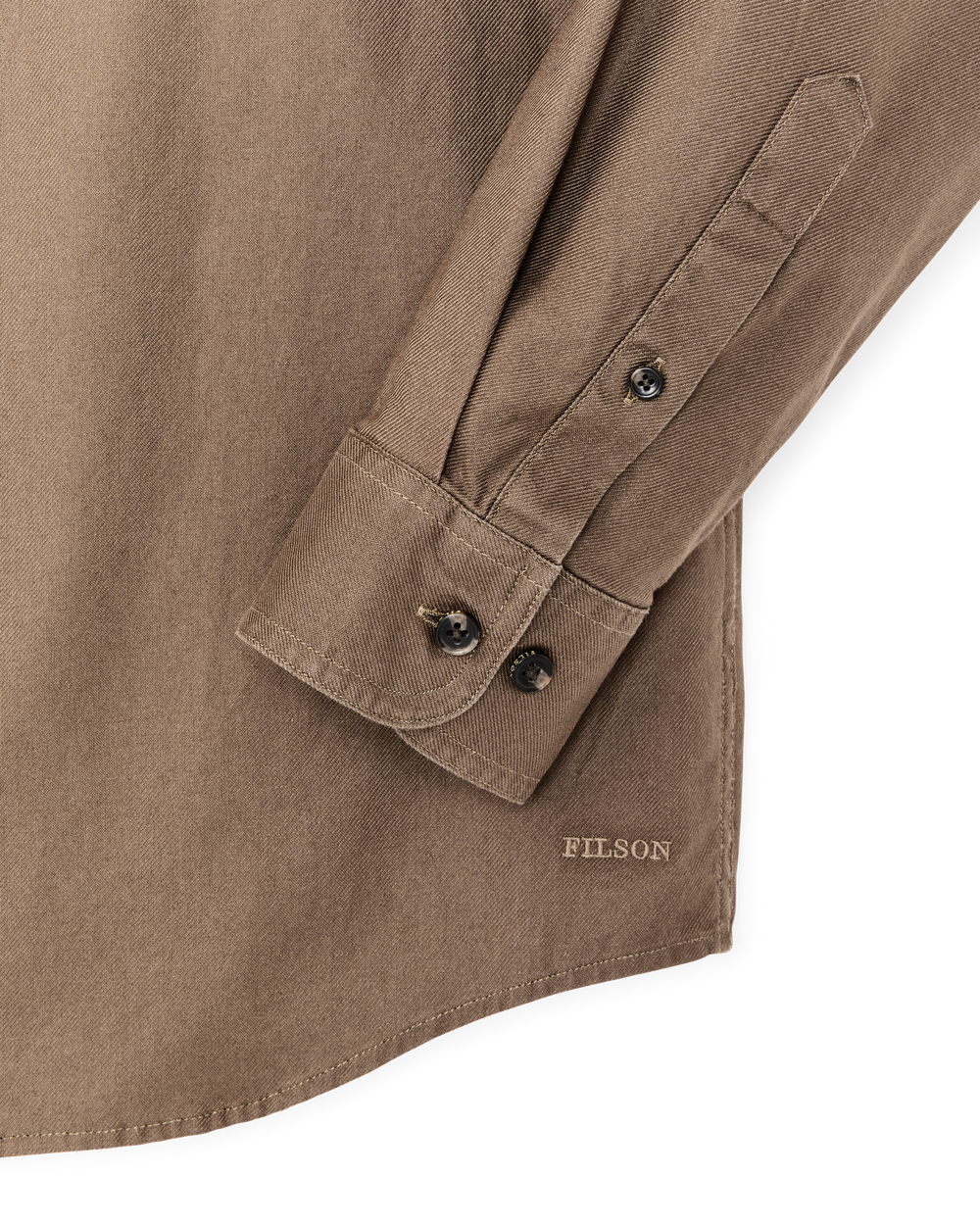 Alternate view of the Filson Lightweight Alaskan Guide Shirt - Teak