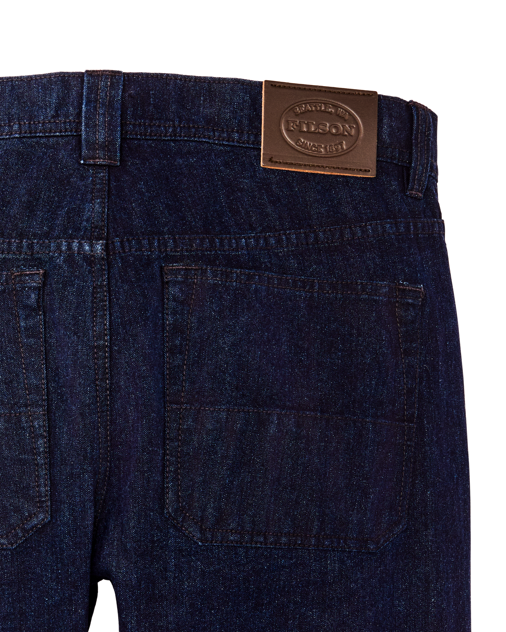 Alternate view of the Filson Dry Tin Cloth 5-pocket Pants - Indigo