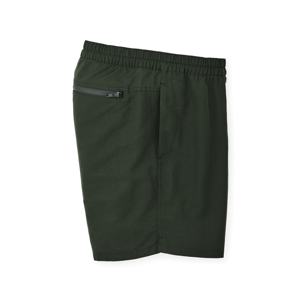 Alternate view of the Filson Cooper Lake Trunks  - Dark Spruce