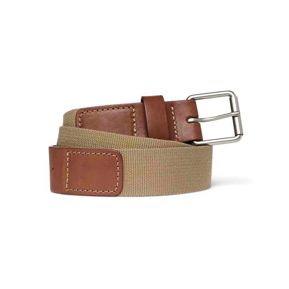 Alternate view of the Filson Canvas Belt - Tan